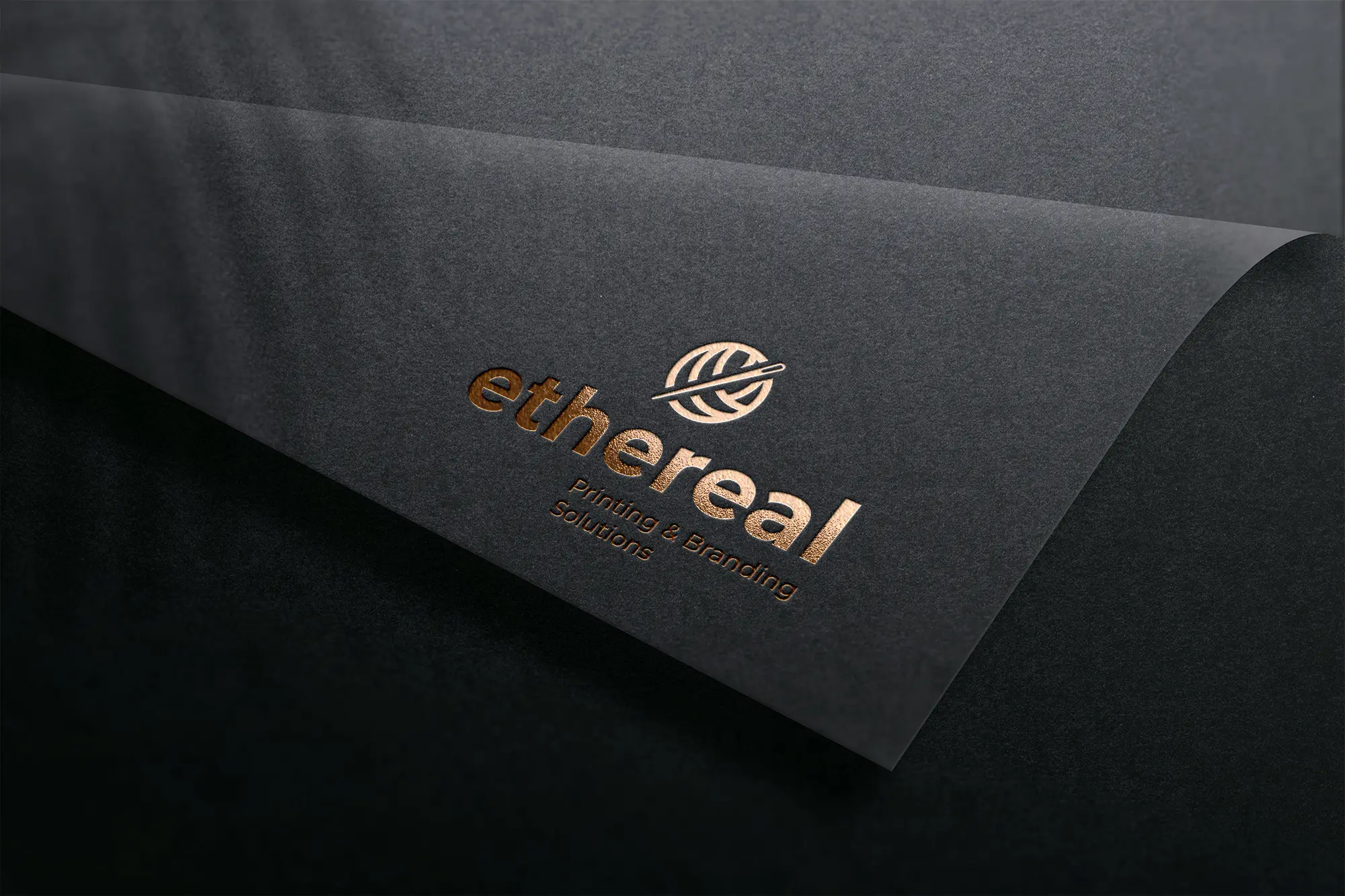 Paper Logo Design Mockup